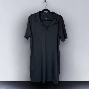 Issaac Mizrahi Live essentials women's XL black dress all cotton w/stretch new